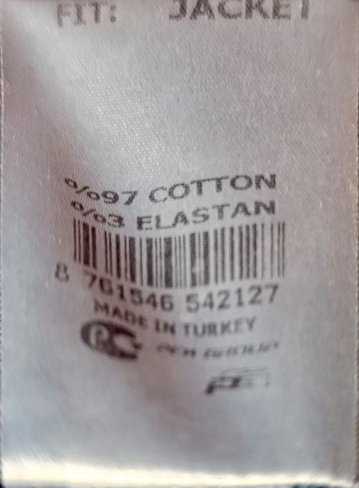 Długa kurtka jeansowa niebieska oversize S/36