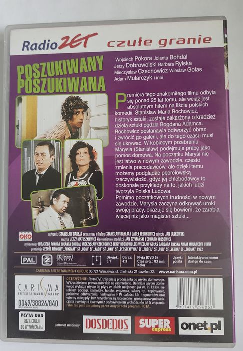 Poszukiwany poszukiwana film dvd kultowy Stanisław Bareja