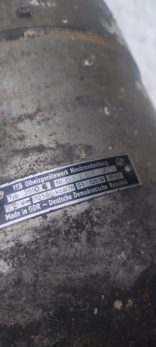 Автономный обогреватель (Вебасто)сделано в ГДР,стоял на Икарус