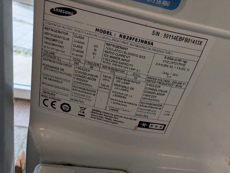 Lodówka Samsung RB29FEJNBSA | NO Frost | A+++ | 178cm | Srebrna | GWAR