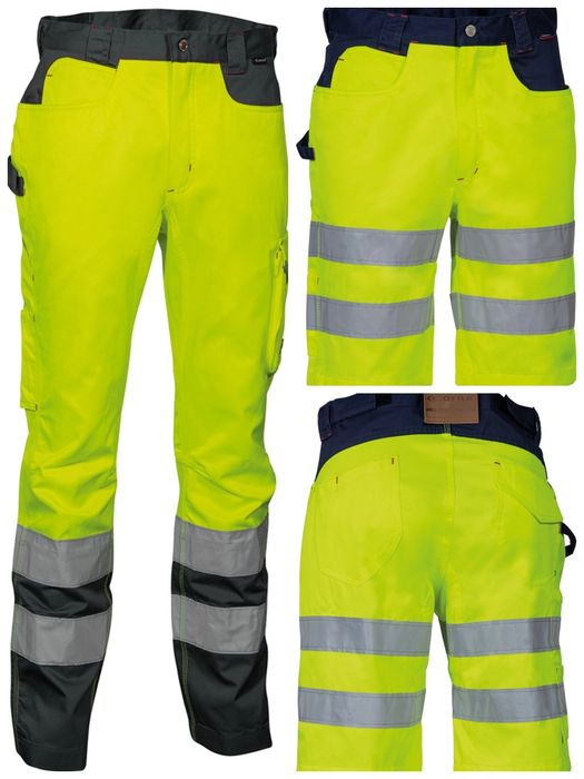 Робочі штани з високою видимістю Cofra Ray L; шорти Cofra Visible L