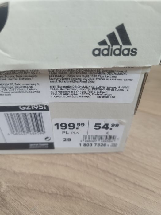 Buty sportowe Adidas 29