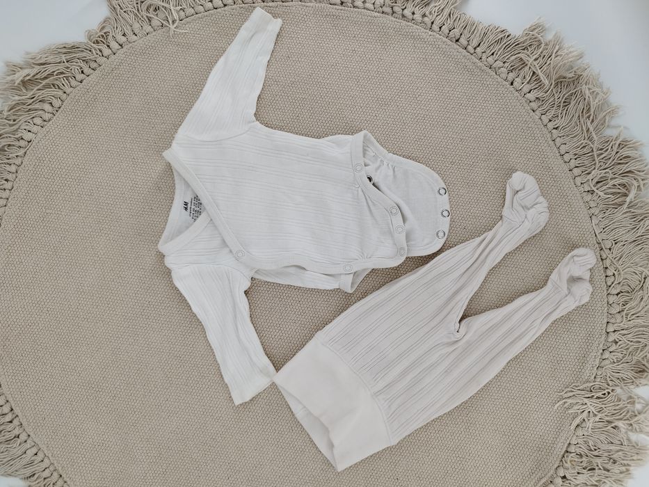 Zestaw komplet śpiochy body h&M