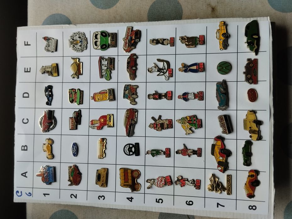 (C) Pins do mundo Automóvel