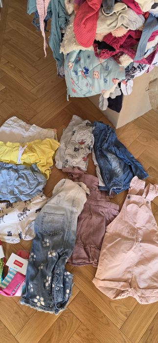 Paka ubrań 86 dziewczynka h&m next zara