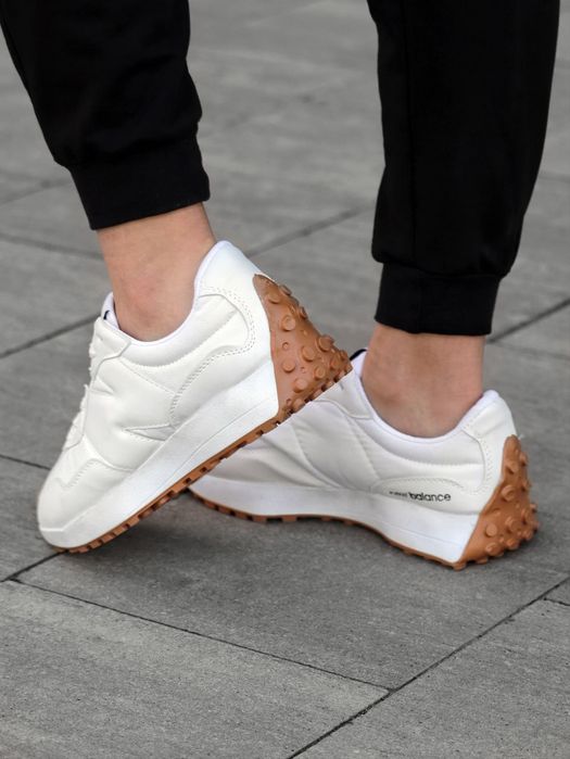 Кросівки Кроссовки New Balance 327 Full White Белый Білий Кросовки демісезон