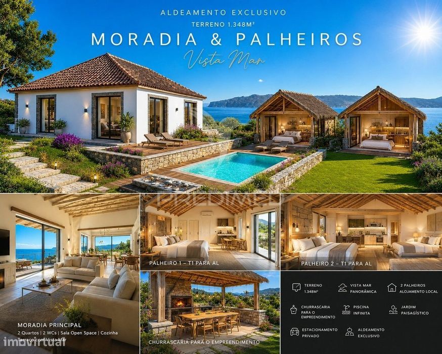 Moradia Para Recuperar Com 2 Palheiros E 1348M2 De Terreno Na Ponta...