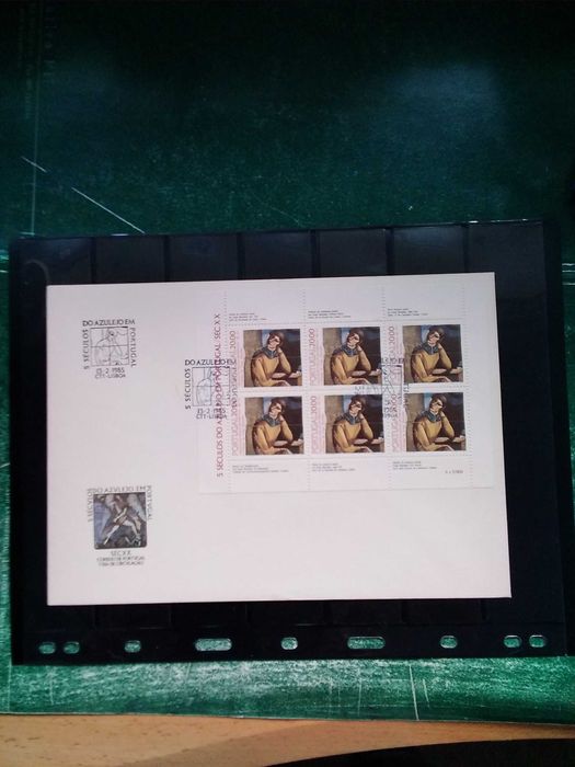 1985 FDC Do Bloco 5 Seculos Do Azulejo Em Portugal MNH **