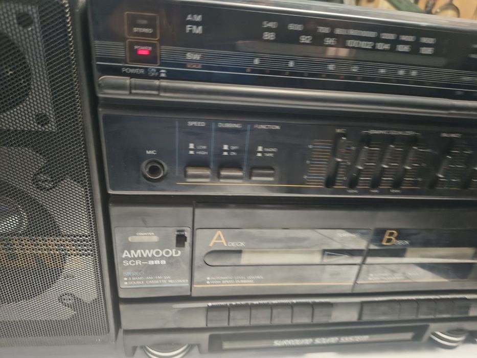 Radiomagnetofon amwood SCR-888