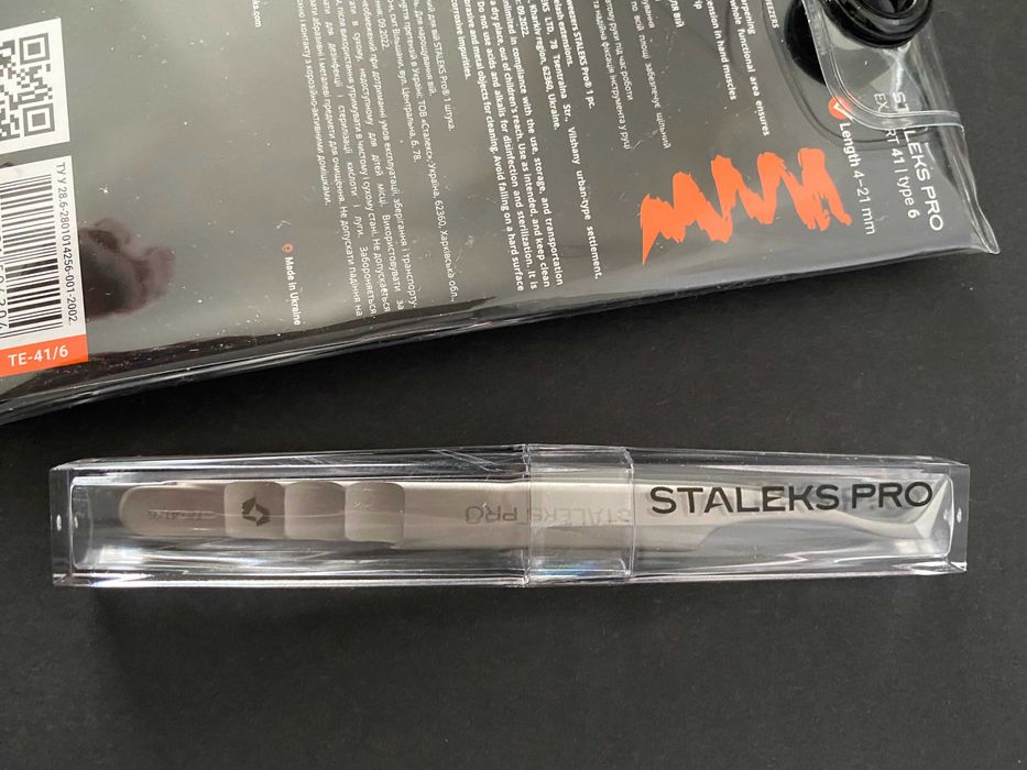 Pęseta Staleks Pro EXPERT 41\6 Mega Volume do przedłużania rzęs