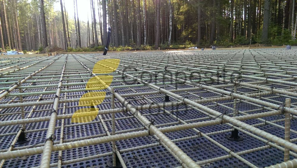 Ф4-12мм Композитна арматура 6мм з піском для бетону, зелена гладка