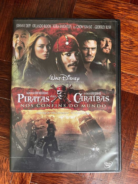 DVD Piratas das Caraíbas (Verbinski, 2006 - 07)