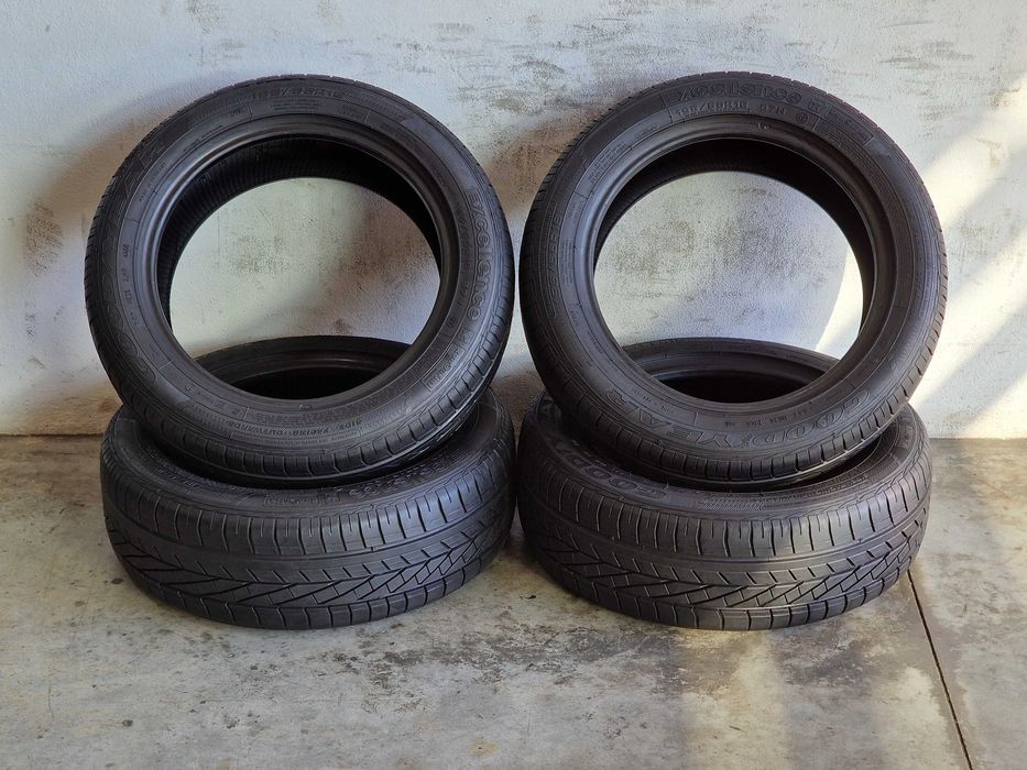 4 Pneus 195/55R16 GOODYEAR (RFT) Semi Novos