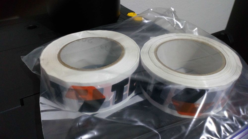 Rolo de fita adesiva de embalamento com 132 metros da TELECAJAS