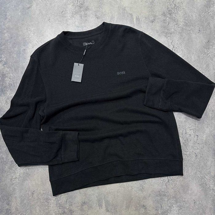 Чорний чоловічий свтішот Hugo Boss