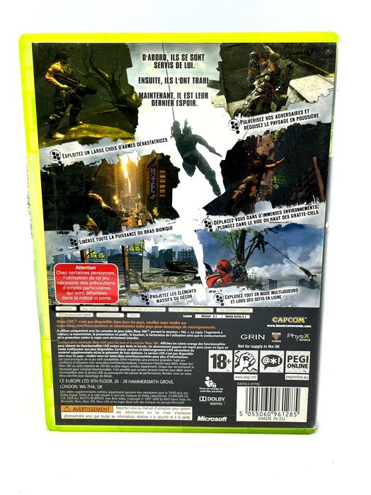 Bionic Commando Xbox 360 Po Angielsku