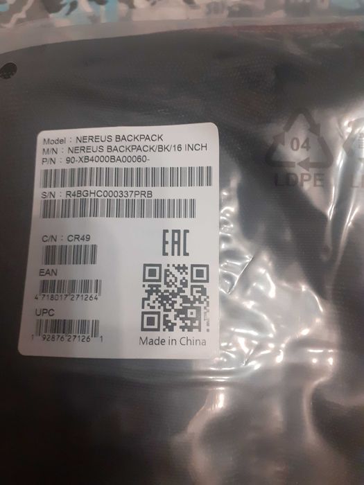 Plecak na laptopa Asus