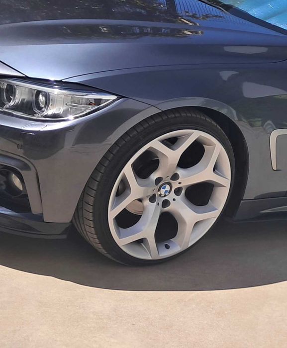 Jantes bmw 20, x5 x6 originais style 214 como novas pneus incluídos