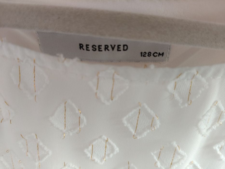 Sukienka Reserved 128 biała