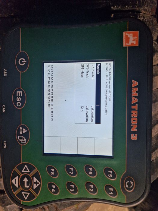 Sterownik komputer Amazone Amatron 3, ISOBUS,  Amabus, kontrola sekcji