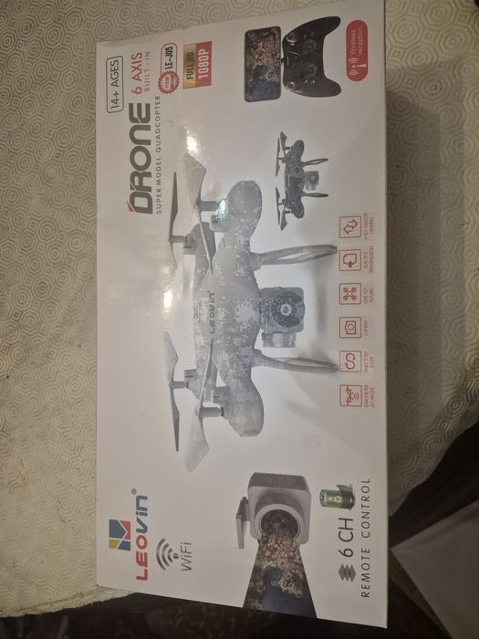 Drone Modelo LE- J05 em caixa, Novo.