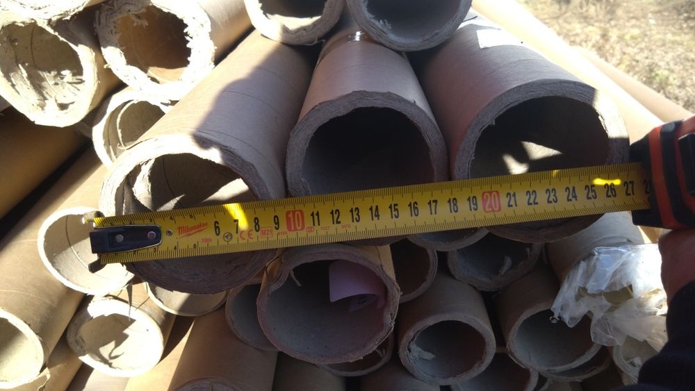 tuba tuleja gilza kartonowa, 160cm,fi90mm 400sztuk
