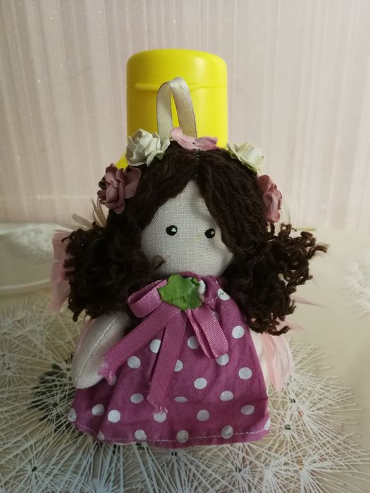 Маленька м'яка лялька, 13 см.