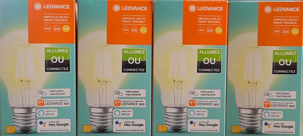 Lâmpada inteligente compativel com o assistente voz Google / Allexa