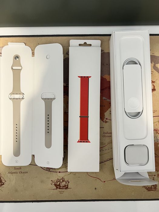 Zegarek Apple Watch 7 45mm duży zestaw
