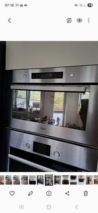 Mikrofalówka Whirpool do zabudowy AMW 712/IX