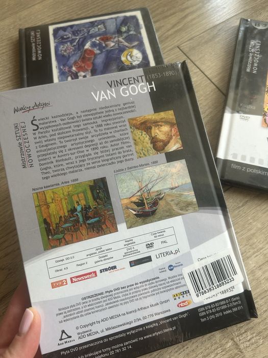 Warhol, Van Gogh, Chagall - płyty DVD
