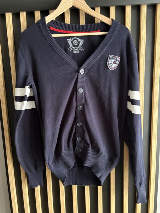 Cardigan Cedarwood Stare kolor granatowy  100% bawełny
