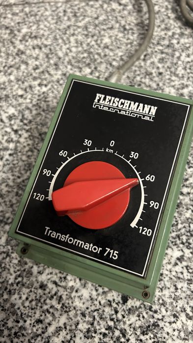 Fleischmann transformador controlador 715 comboios pistas
