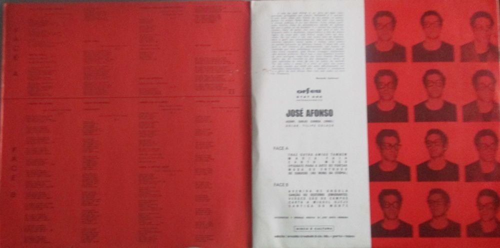 José Afonso	- - - - -		Traz Outro Amigo Também	- - - - -	LP