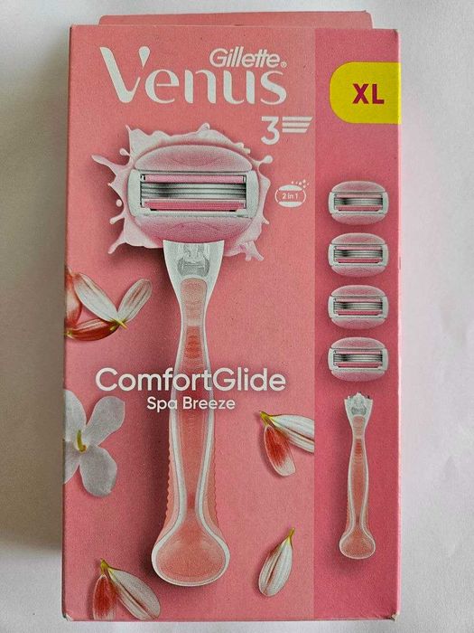 Gillette Venus Spa Breeze. Оригінал. Набір, станок для гоління і 4 картриджі