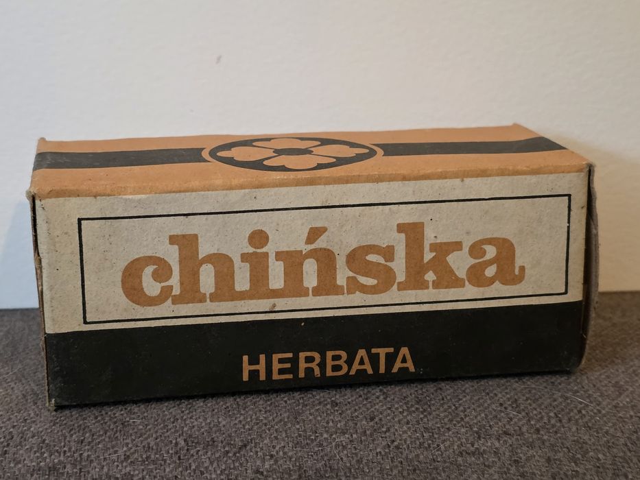 Prawdziwy rarytas z PRL! Oryginalna Chińska Herbata (100g) w kartoniku!