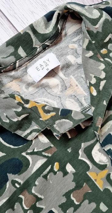 Чоловіче поло сорочка бавовняна у принт мужская шведка