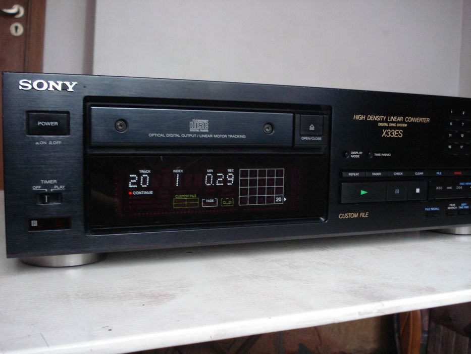 CD-програвач "Sony" CDP-X33ES, мінідиск MDS-JE530