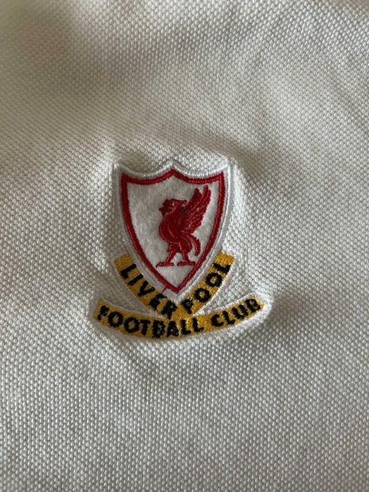 Koszulka polo biała - LIVERPOOL FC - M/L - OKAZJA