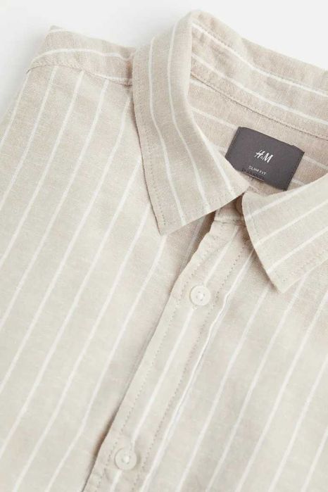 H&M/Nowa - Koszula z domieszką lnu/ rozm. S