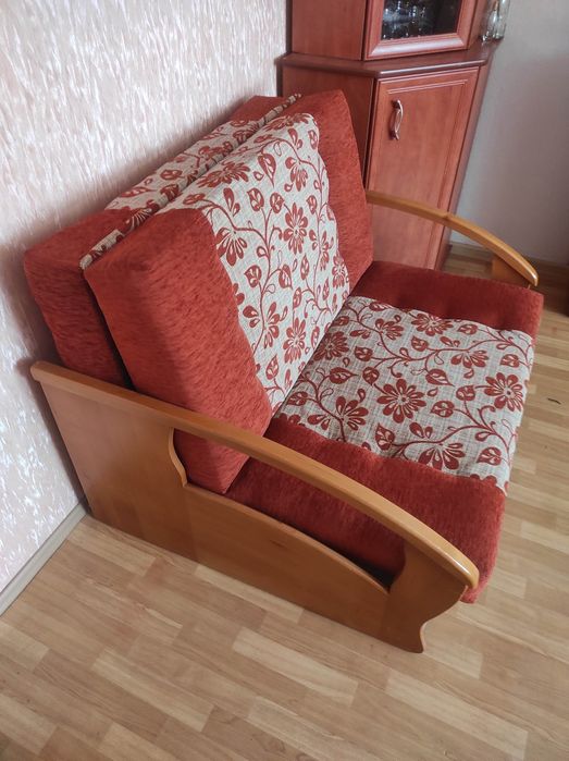Fotel rozkładany podwójny