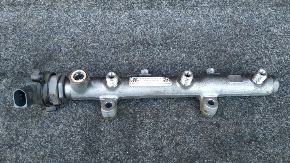 Listwa wtryskowa zawor paliwa Audi A4 B8 A5 8T A6 C6 Q5 8R 2.7 3.0 TDI