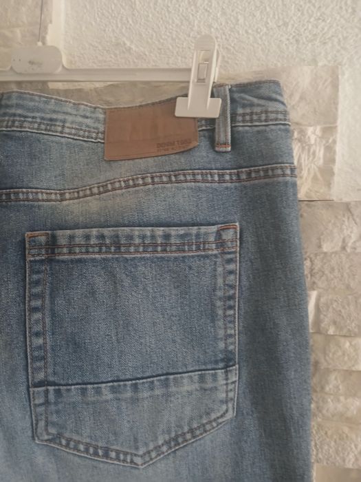 Spodnie jeansowe niebieskie 34/XL