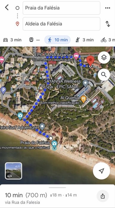 Apartamento T0, Praia da Falésia, 17 a 23 de Agosto 2026