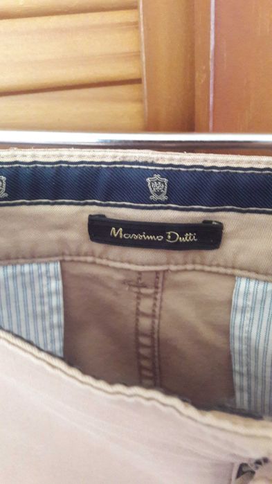 Calca bege Maximo Dutti   tamanho 42