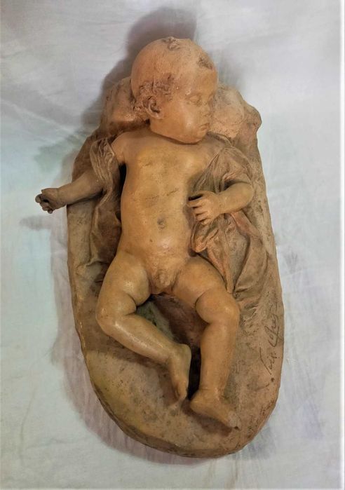 Escultura Menino Teixeira Lopes