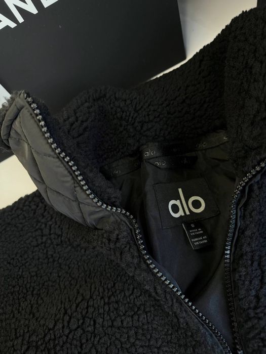 Флісова кофта худі зіп худі Alo Yoga фліска куртка