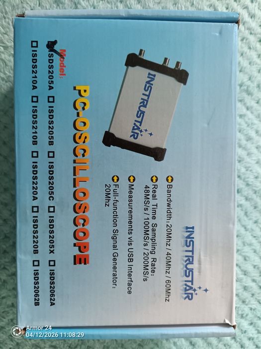 Продам осцилограф Instrustar ISDS205A