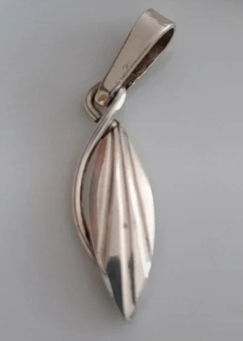 Vintage love, zawieszka srebrna "Łezka" próba 925