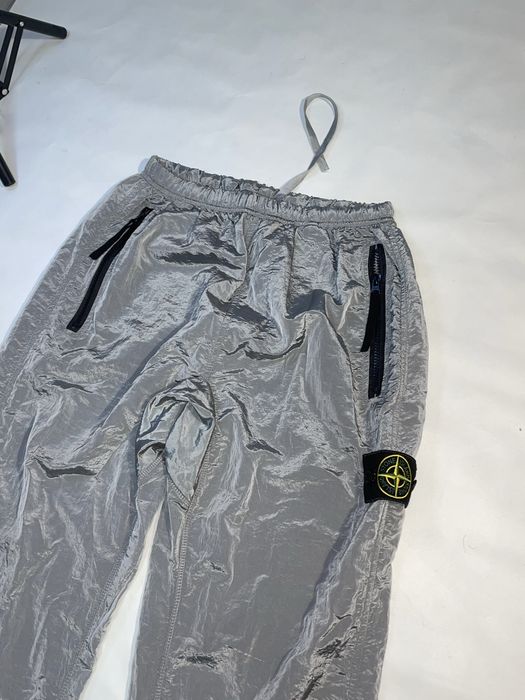 штани stone island nylon pants gray